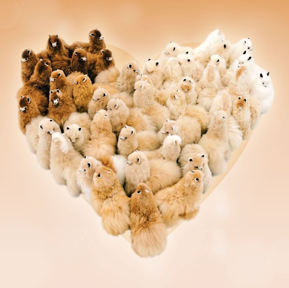 Alpaca Small, Hazelnut - H23 cm.